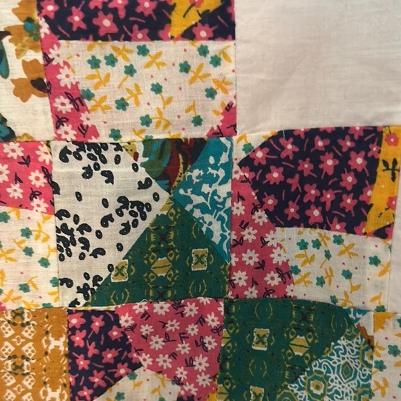 NWT Anthropologie/Pilcro Patchwork Spaghetti Strap Boxy Tank - Picture 11 of 13